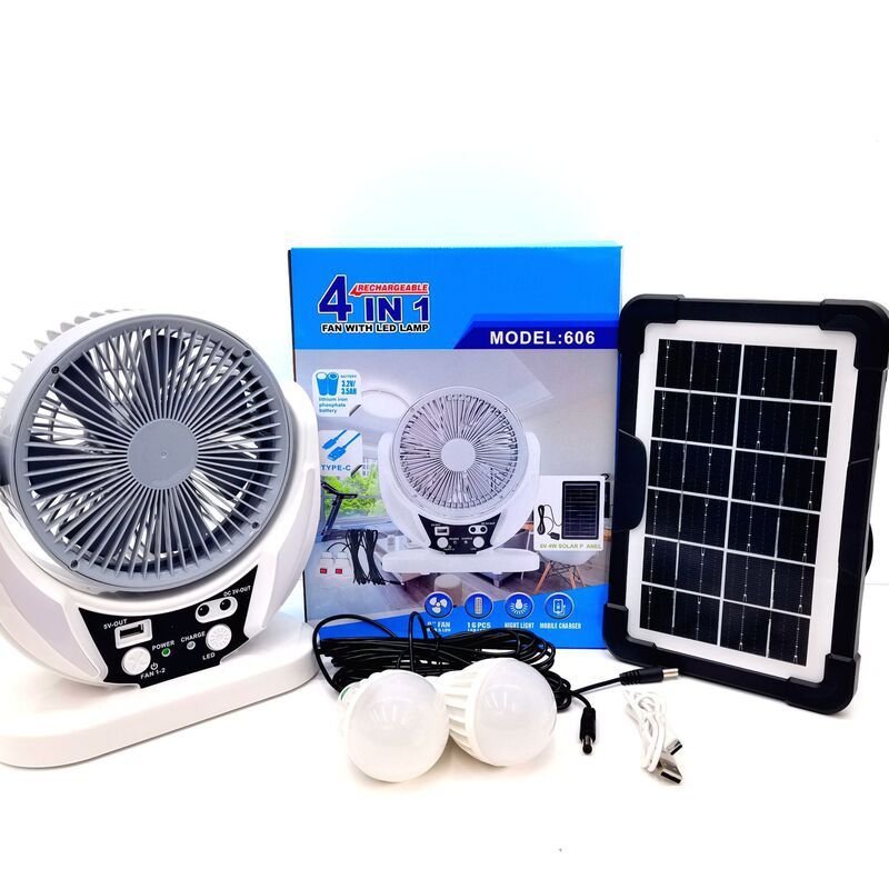 4-in-1 Solar Fan
